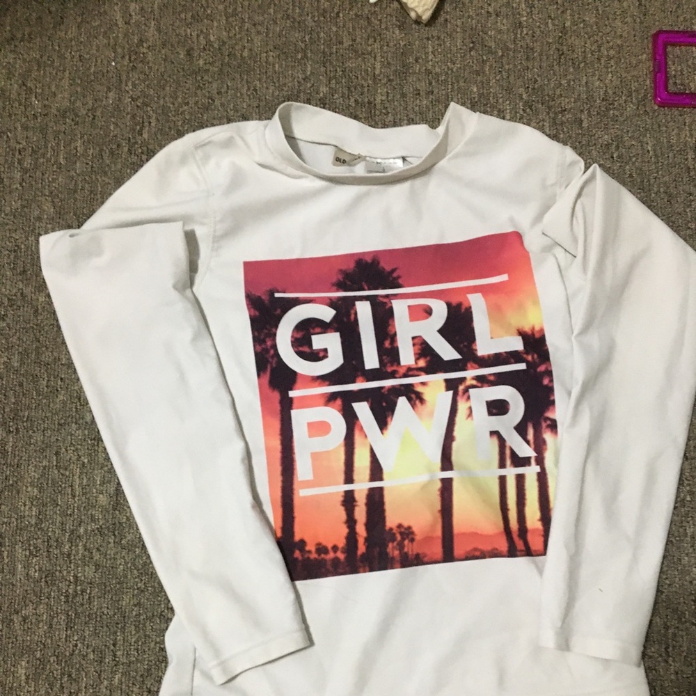 Girls swim top